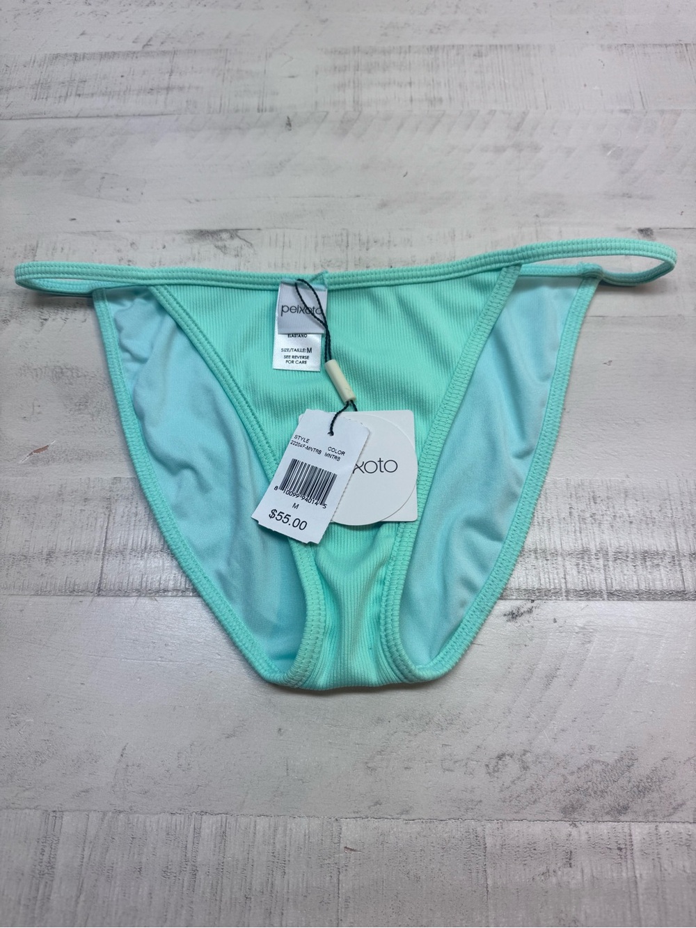 Peixoto Womens Mint Tinga Bikini swim Bottoms Size medium nwt